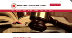 Desktop Screenshot of desturalaw.com