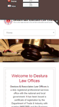 Mobile Screenshot of desturalaw.com